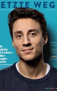 Titelbild der Broschüre „Letzte Wege - wenn das Leben Abschied nimmt”. Bundesministerium für Familie, Senioren, Frauen und Jugend 1. Auflage 2019